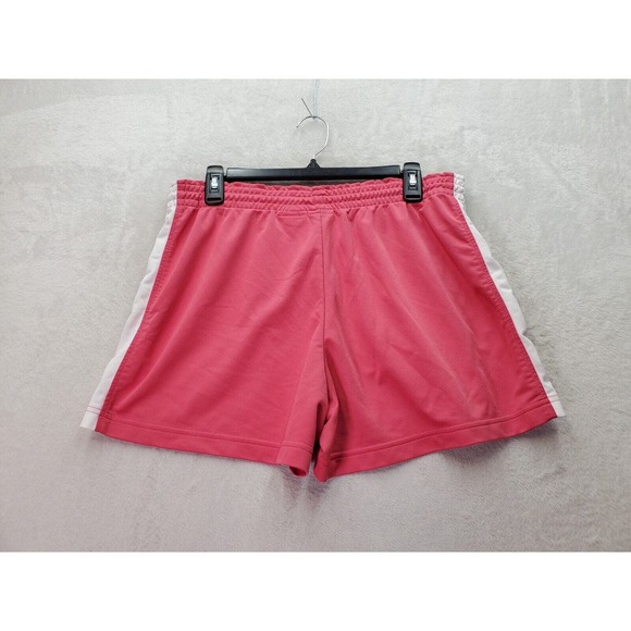 Nike‎ Sportswear Shorts Womens Large Pink Dri Fit Elastic Waist Drawstring Logo - Picture 2 of 7